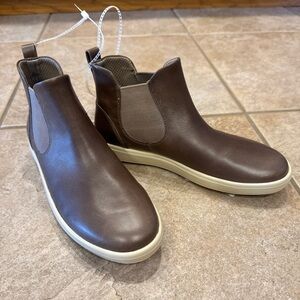 Ecco Women's Taupe Soft 7 Chelsea Booties